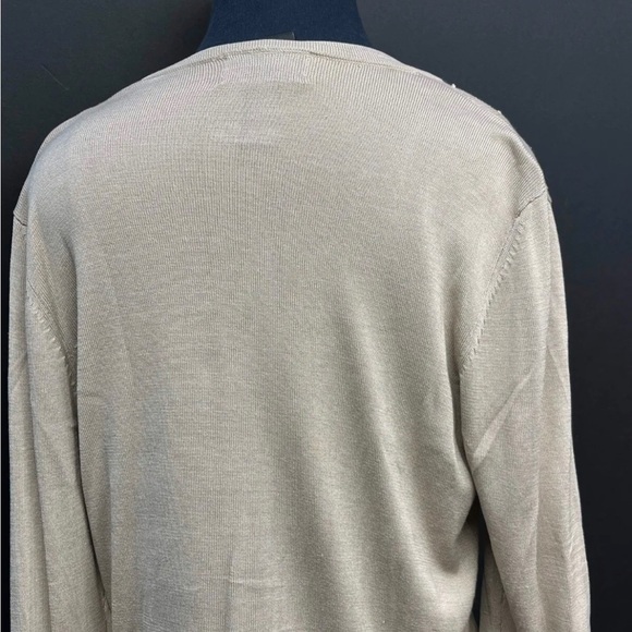 Cardigan Sweater Sleeveless Top Fitted August Silk Knits Vintage Embroidered - Picture 7 of 10